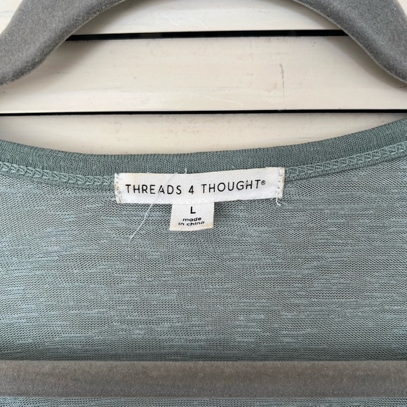 THREAD 4 THOUGHT LONG SLEEVE V-NECK - Picture 4 of 6